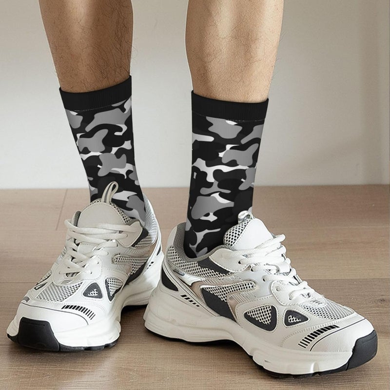 Poream Novelty Funny Crew Socks, Cool Breathable Dress Socks Gift For Men Women - Image 2